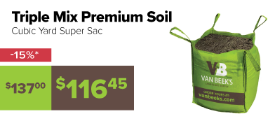 Triple Mix Premium Soil Cubic Yard Super Sac 15% off