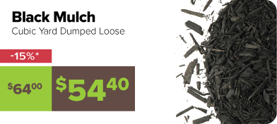 Black Mulch Cubic Yard Dumped Loose 15% off