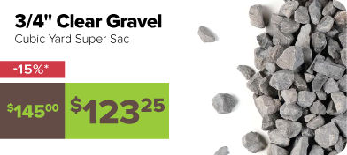 3/4 Clear Super Sac 15% off