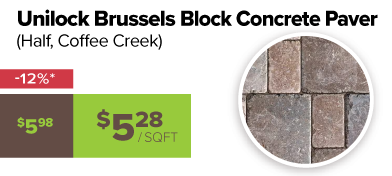Unilock Brussels Block 12% off