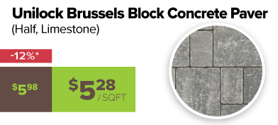 Unilock Brussels Block 12% off