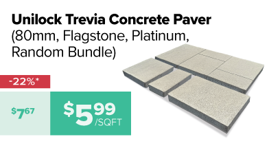 Unilock Trevia 80mm Platinum 22% off