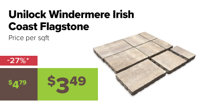 Unilock Windermere Irish Coast Flagstone 27% off