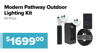 Modern Pathway Outdoor Lighting Kit $1699