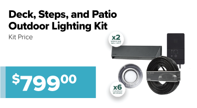 Deck, Steps and Patio Outdoor Lighting Kit $799