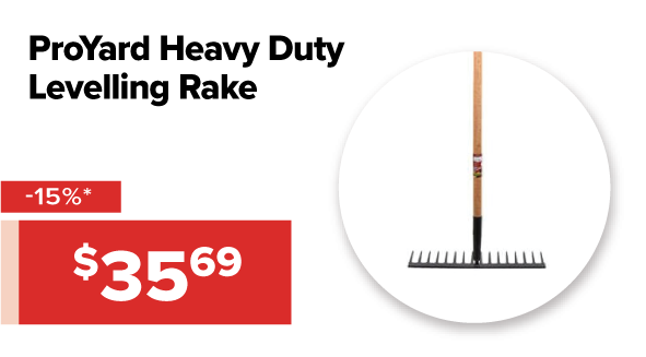 ProYard Heavy Duty Levelling Rake 15% off
