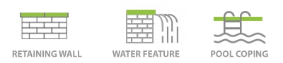 Retaining Wall, Water Feature