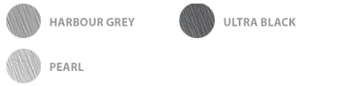 Harbour Grey, Pearl, Ultra Black, Carrara