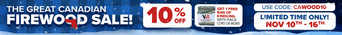 Van Beek's Great Canadian Firewood 10% OFF Promo
