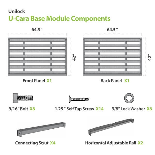 Modular System Base U-Cara Modular System Base Module | Van Beek's