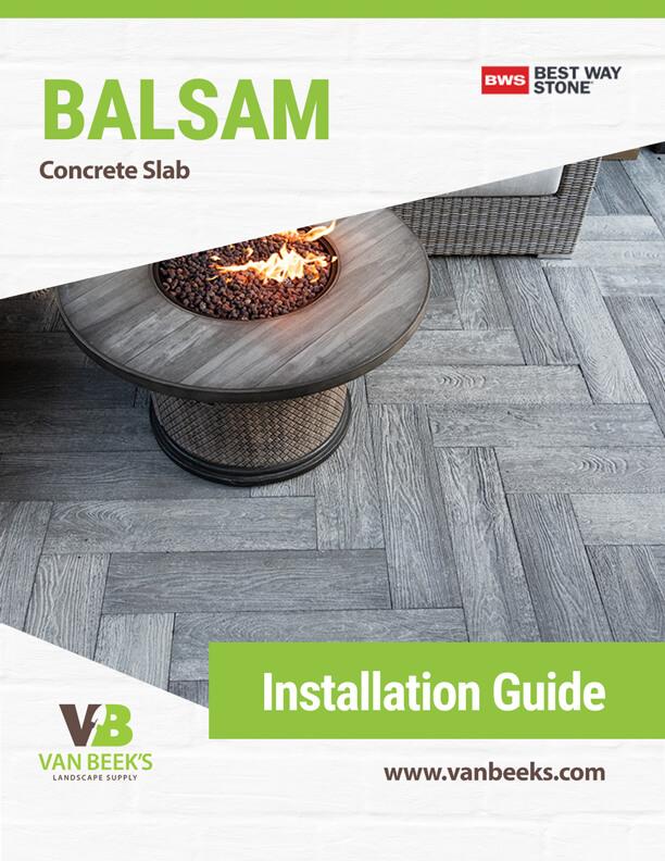 Best Way Stone Balsam Concrete Slab Installation Guide