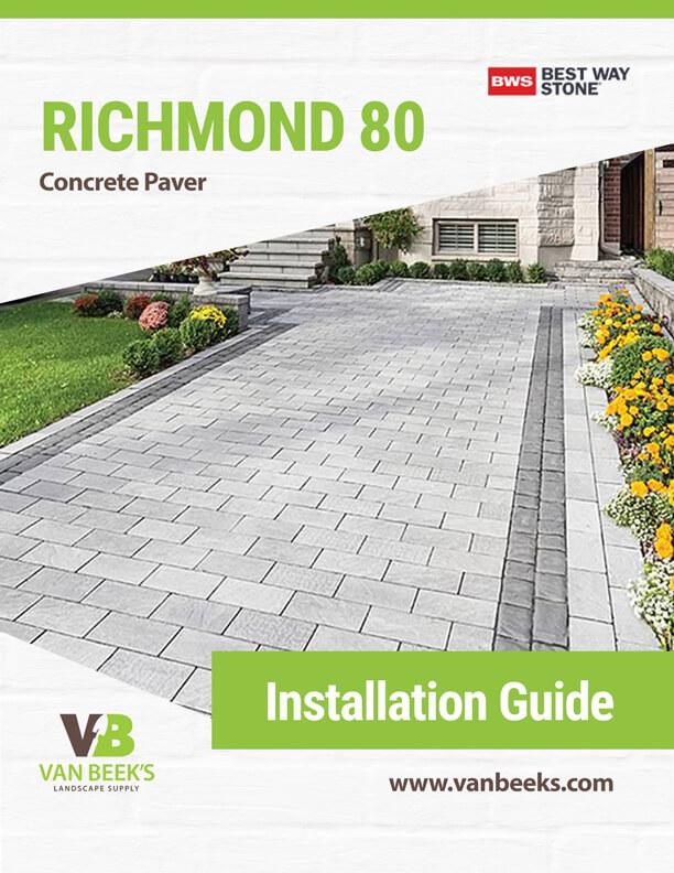 Best Way Stone Richmond 80 Concrete Paver Installation Guide