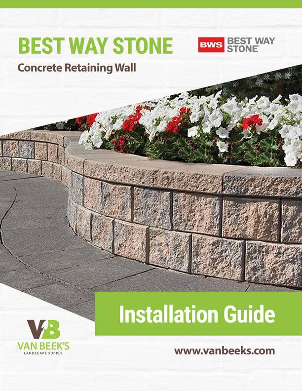 Best Way Stone Garden Lock Concrete Retaining Wall Installation Guide