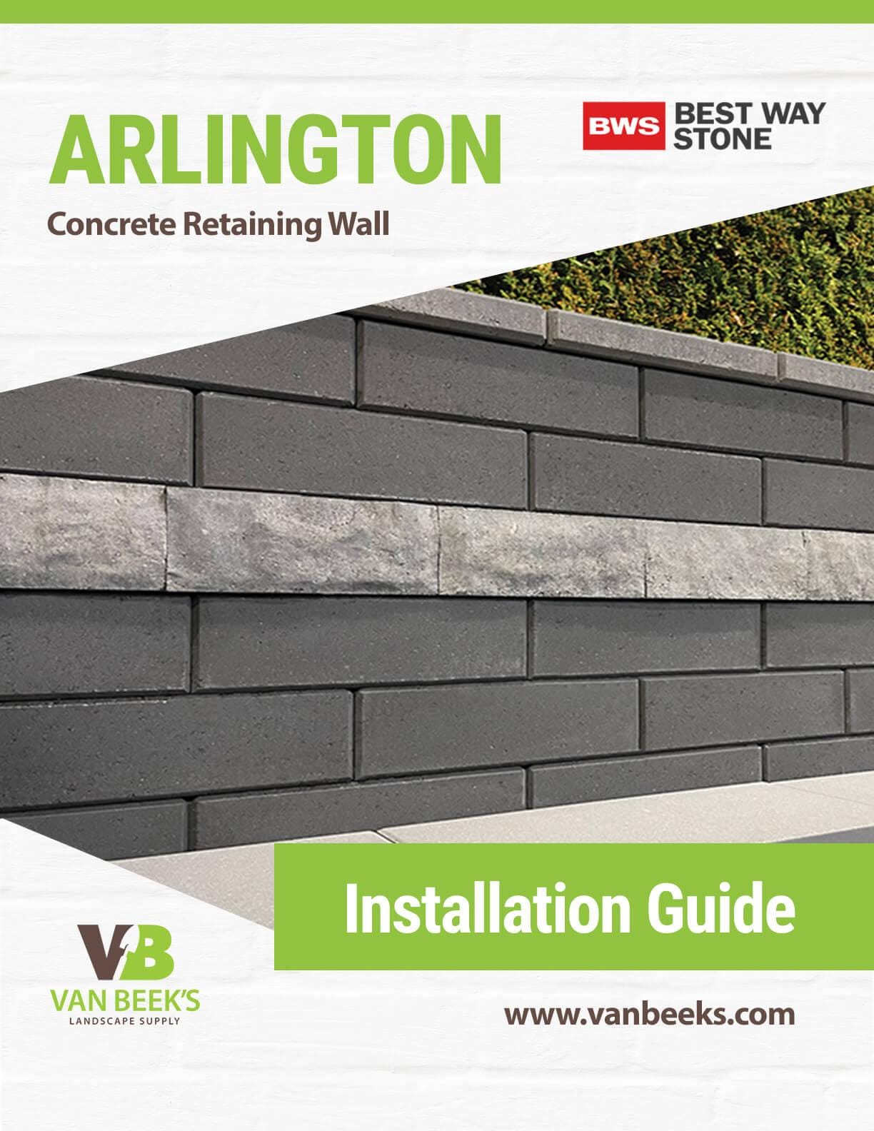 Best Way Stone Arlington Concrete Retaining Wall Installation Guide