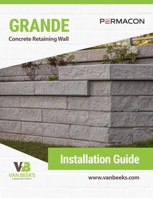 Permacon Grande Concrete Retaining Wall Installation Guide