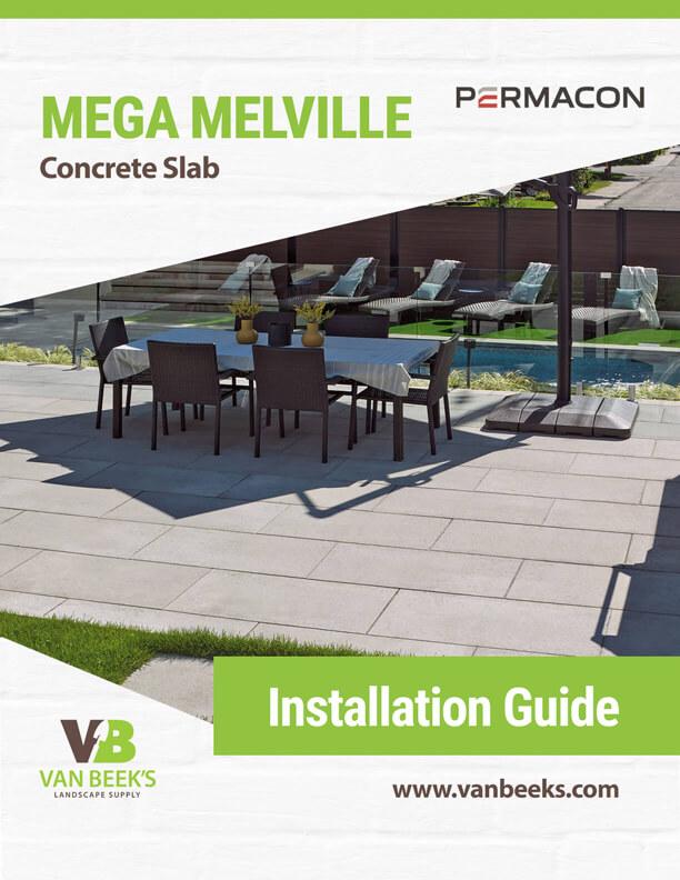Permacon Mega Melville Concrete Slab Installation Guide