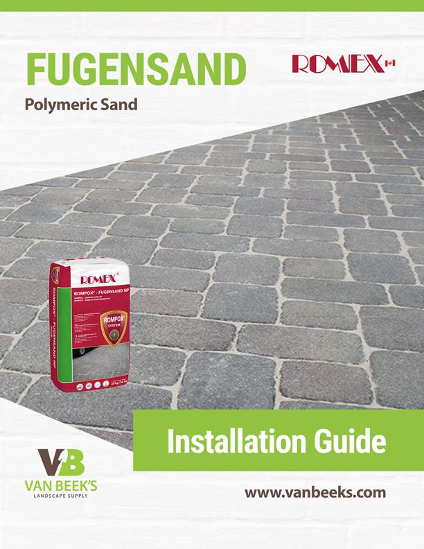 Romex Fugensand Polymeric Sand Installation Guide