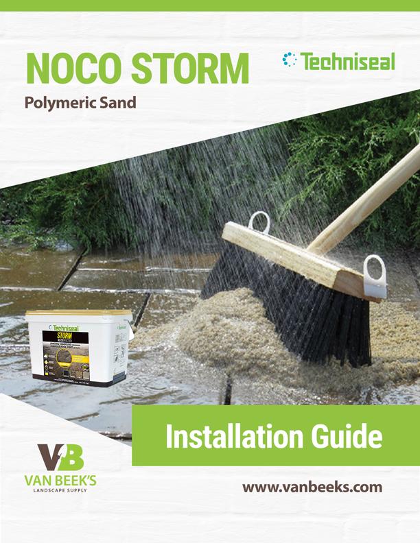 Techniseal NOCO STORM Polymeric Sand Installation Guide