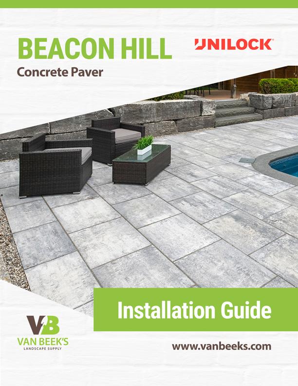Unilock Beacon Hill Concrete Paver Installation Guide