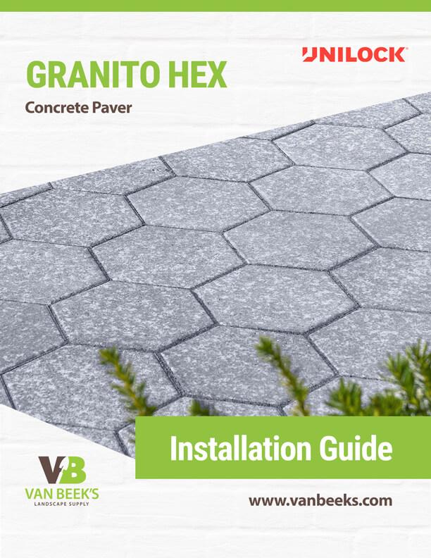 Unilock Granito Hex Concrete Paver Installation Guide