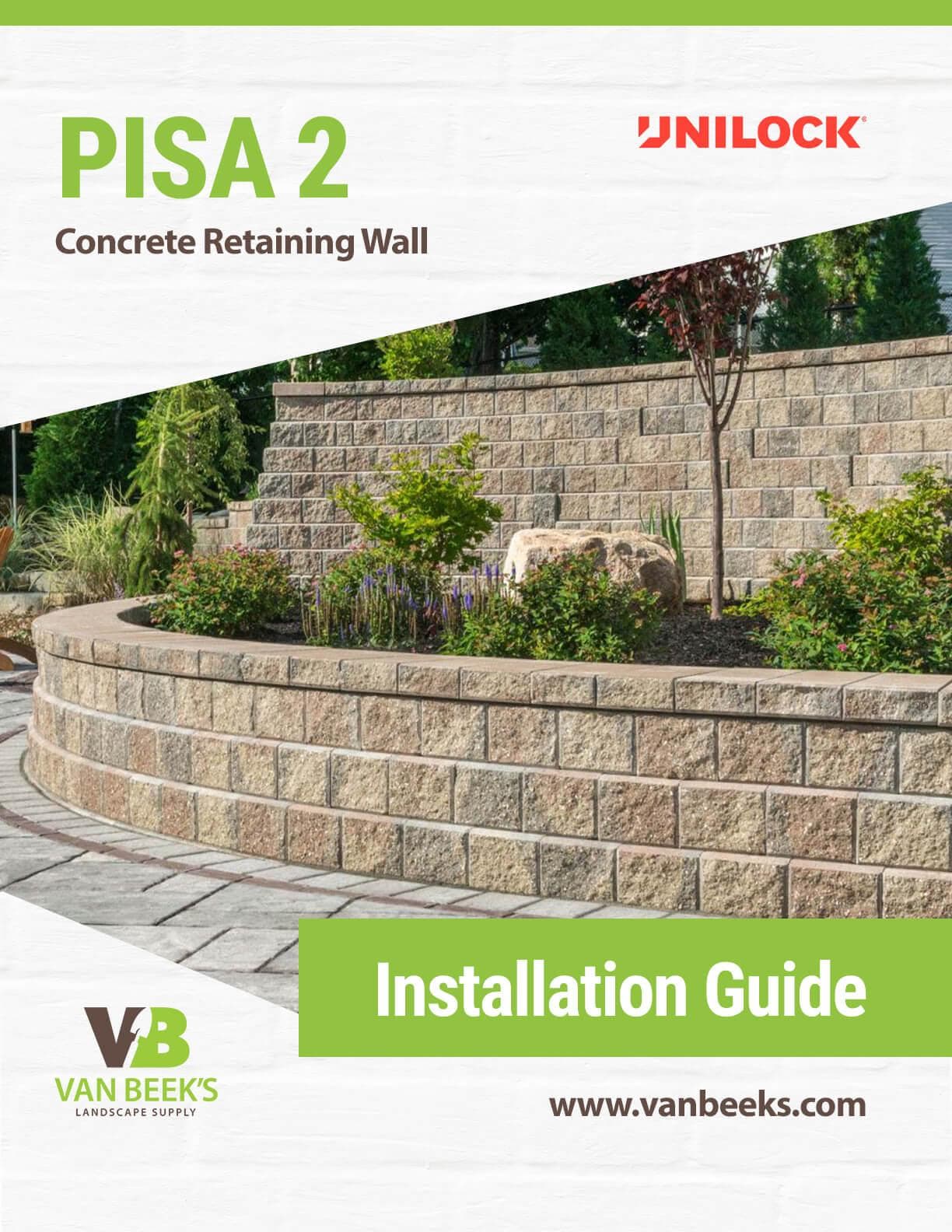 Permacon Grande Concrete Retaining Wall Installation Guide