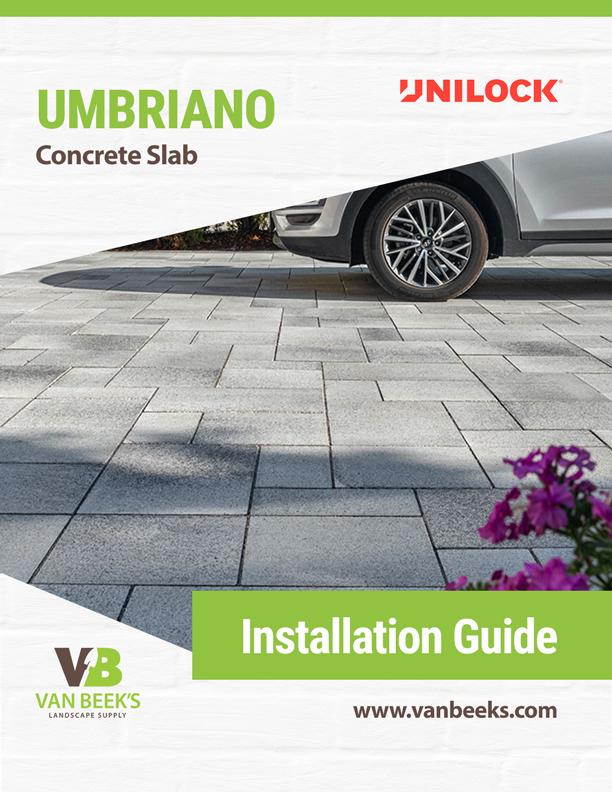 Unilock Umbriano Concrete Paver Installation Guide