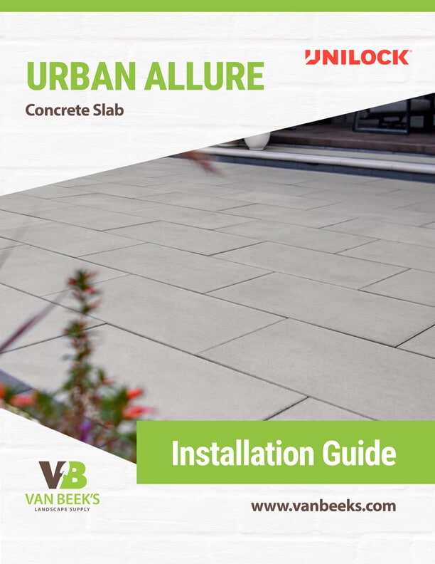Unilock Urban Allure Concrete Slab Installation Guide
