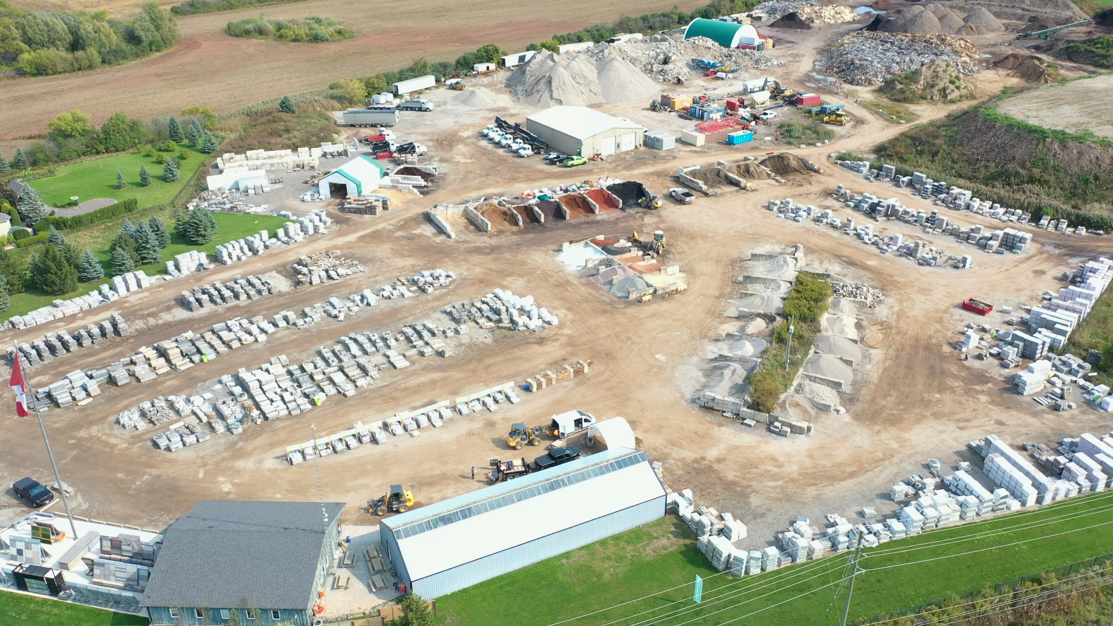 Van Beek's Yard Drone Shot